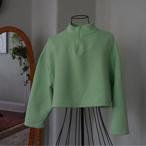 NikeMint Green Quarter-Zip Pullover